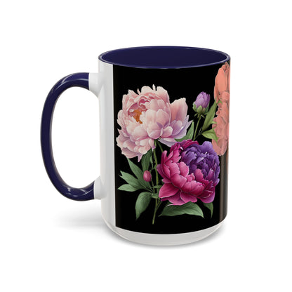 Floral Embrace Coffee Mug, Elegant Gift for Her, Unique Home Decor, Artistic Drinkware, Perfect for Birthdays, Mother's Day, Anniversaries