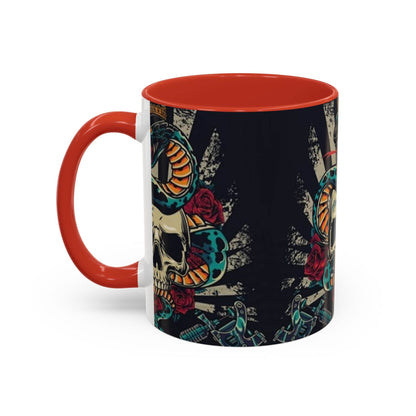Edgy Skull & Snake Coffee Mug - IntuitiveEncBoutique