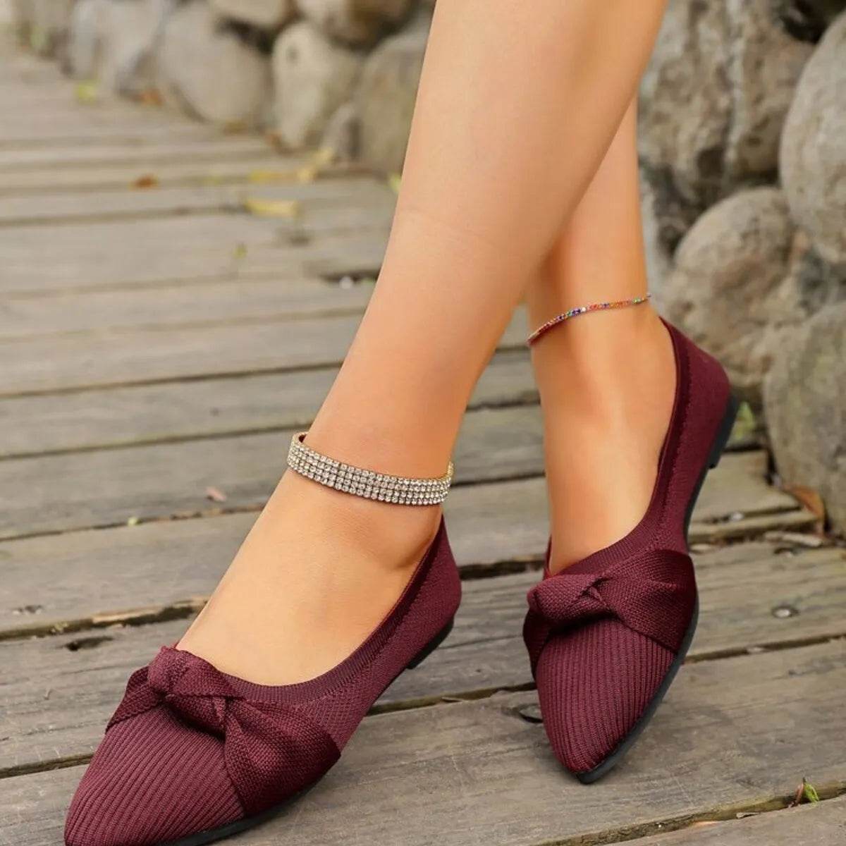 Point Toe Flats Slip-Ons - IntuitiveEncBoutique