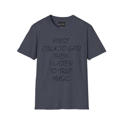 Trap Music & Faith TShirt, Cool Casual Wear, Unique Gift for Music Lovers, Spirituality Apparel, Graphic Tee for Celebrations