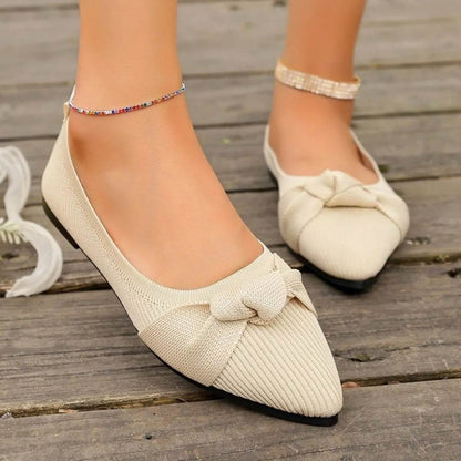 Point Toe Flats Slip-Ons - IntuitiveEncBoutique