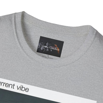 My Current Vibe T-Shirt, Funny Cat Shark Tee for Casual Outings, Unique Gift for Cat Lovers, Summer Style, Chill Vibes
