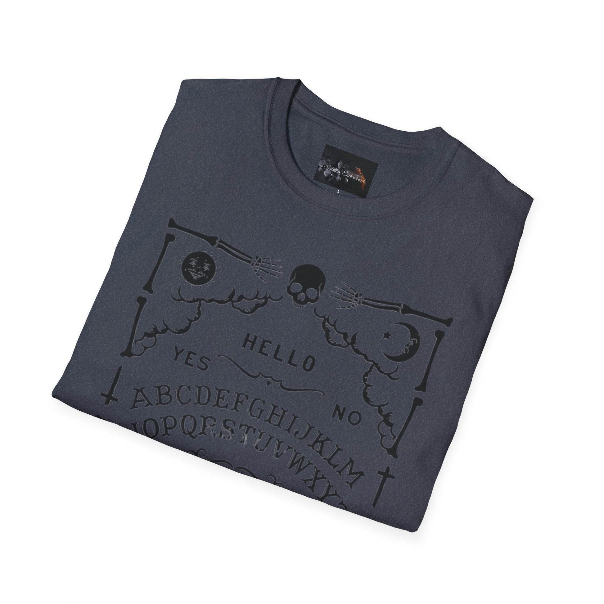 Mystical Ouija Board Unisex T-Shirt - Perfect for Halloween, Gift, Casual Wear, Spirituality, Ghost Lovers - IntuitiveEncBoutique