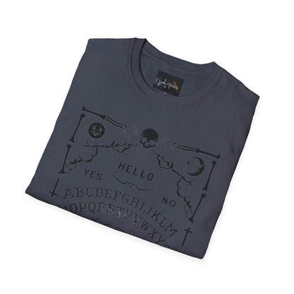 Mystical Ouija Board Unisex T-Shirt - Perfect for Halloween, Gift, Casual Wear, Spirituality, Ghost Lovers - IntuitiveEncBoutique