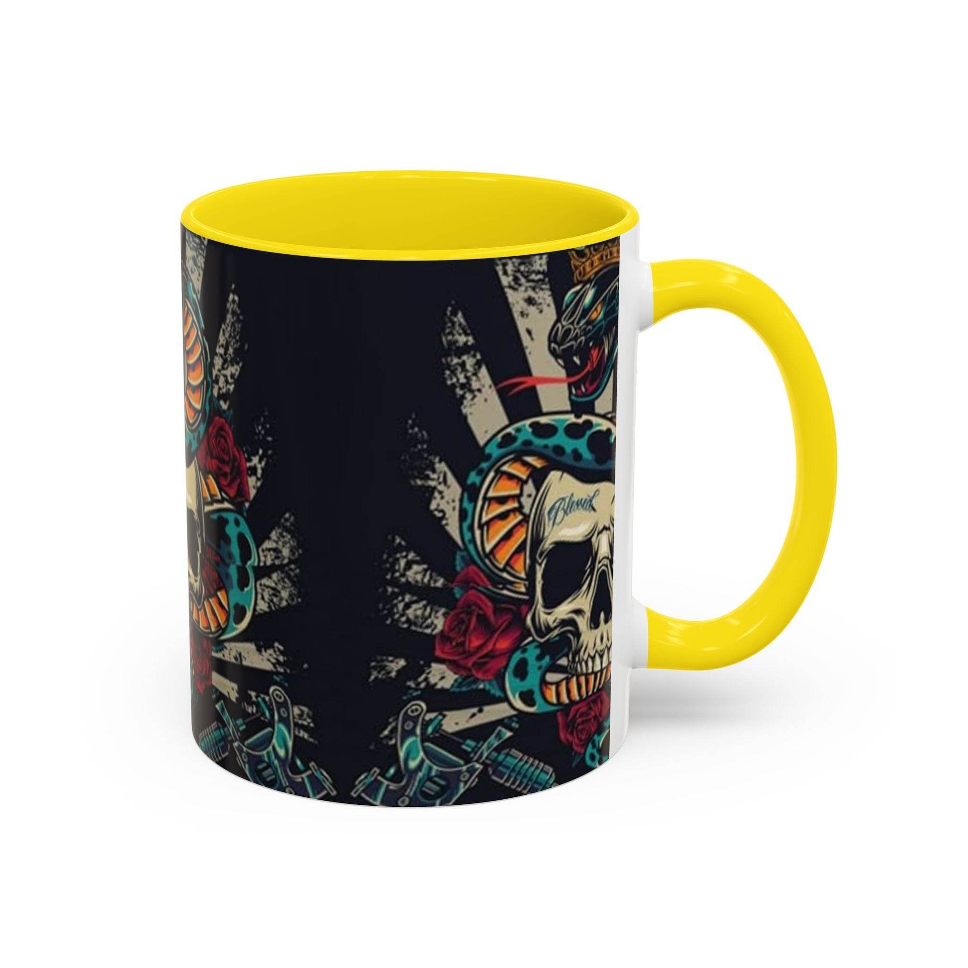 Edgy Skull & Snake Coffee Mug - IntuitiveEncBoutique