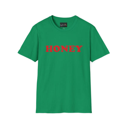 Honey Unisex Softstyle T-Shirt | Cute Gift, Casual Wear, Everyday Comfort, Spring Style, Sweet Gift for Her - IntuitiveEncBoutique