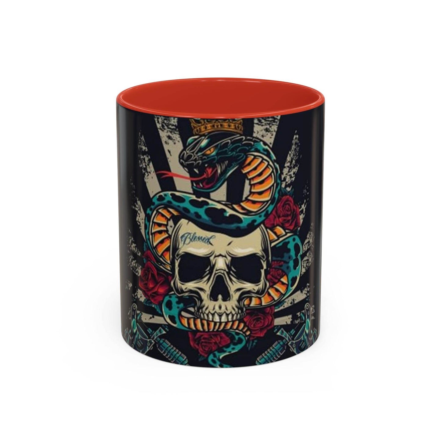 Edgy Skull & Snake Coffee Mug - IntuitiveEncBoutique
