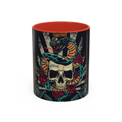 Edgy Skull & Snake Coffee Mug - IntuitiveEncBoutique
