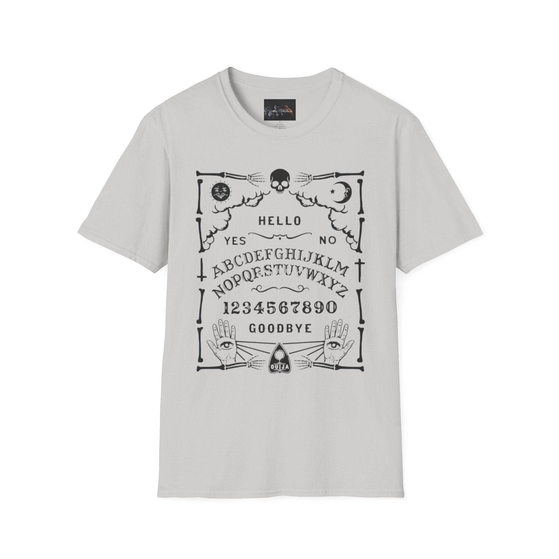 Mystical Ouija Board Unisex T-Shirt - Perfect for Halloween, Gift, Casual Wear, Spirituality, Ghost Lovers - IntuitiveEncBoutique