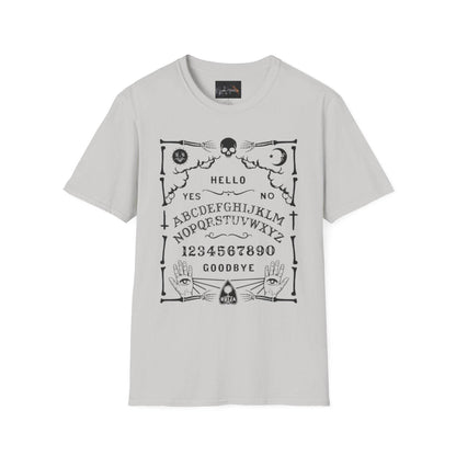 Mystical Ouija Board Unisex T-Shirt - Perfect for Halloween, Gift, Casual Wear, Spirituality, Ghost Lovers - IntuitiveEncBoutique