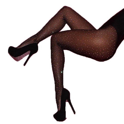 silk pantyhose with water diamond inlay and starry hot diamond adult silk stockings - IntuitiveEncBoutique