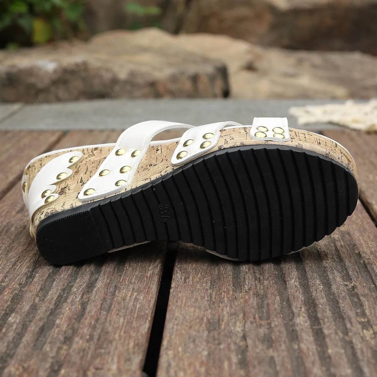 Open Toe Wedge Sandals - IntuitiveEncBoutique