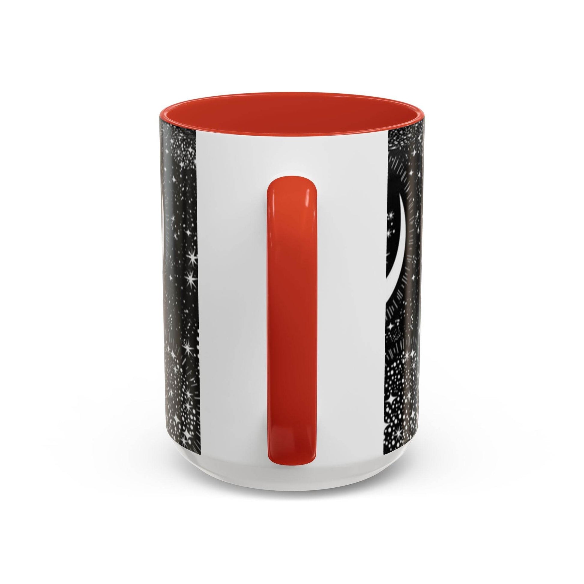 Star Moon Cup - Celestial Design Coffee Mug, 11oz Tea Cup, Astrology Lover Gift, Kitchen Decor, Celestial Kitchenware, Ceramic Beverage Mug - IntuitiveEncBoutique