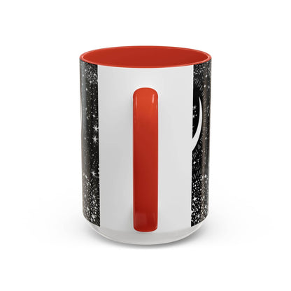 Star Moon Cup - Celestial Design Coffee Mug, 11oz Tea Cup, Astrology Lover Gift, Kitchen Decor, Celestial Kitchenware, Ceramic Beverage Mug - IntuitiveEncBoutique