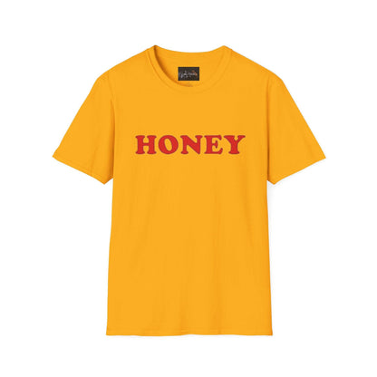 Honey Unisex Softstyle T-Shirt | Cute Gift, Casual Wear, Everyday Comfort, Spring Style, Sweet Gift for Her - IntuitiveEncBoutique