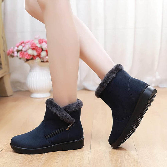 Women's warm cloth shoes, elderly snow boots - IntuitiveEncBoutique