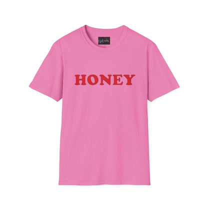 Honey Unisex Softstyle T-Shirt | Cute Gift, Casual Wear, Everyday Comfort, Spring Style, Sweet Gift for Her - IntuitiveEncBoutique
