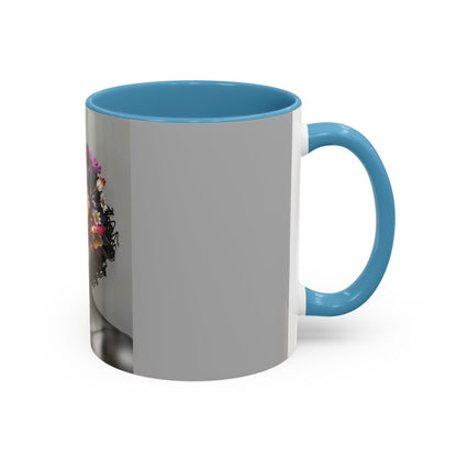 Floral Black Beauty Coffee Mug | Inspirational Drinkware for Coffee Lovers, Unique Gift for Her, Home Decor, Flower Lover's Mug