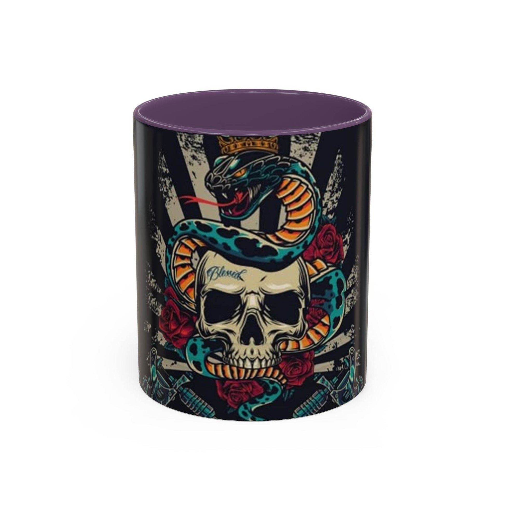 Edgy Skull & Snake Coffee Mug - IntuitiveEncBoutique