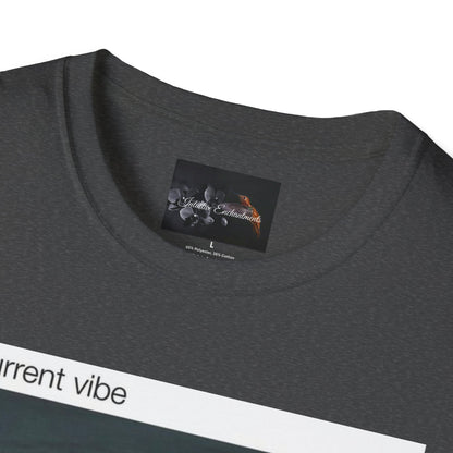 My Current Vibe T-Shirt, Funny Cat Shark Tee for Casual Outings, Unique Gift for Cat Lovers, Summer Style, Chill Vibes