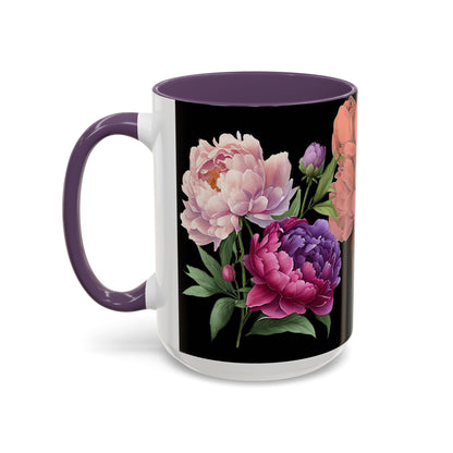 Floral Embrace Coffee Mug, Elegant Gift for Her, Unique Home Decor, Artistic Drinkware, Perfect for Birthdays, Mother's Day, Anniversaries