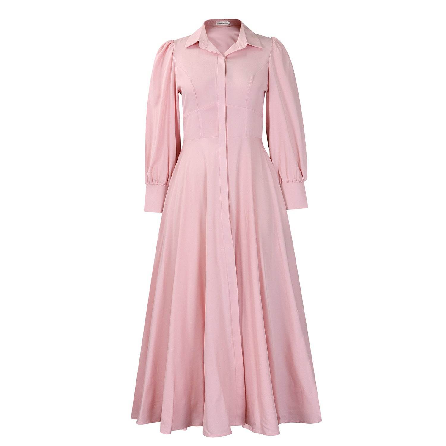 Long Sleeve Flared Dress - IntuitiveEncBoutique