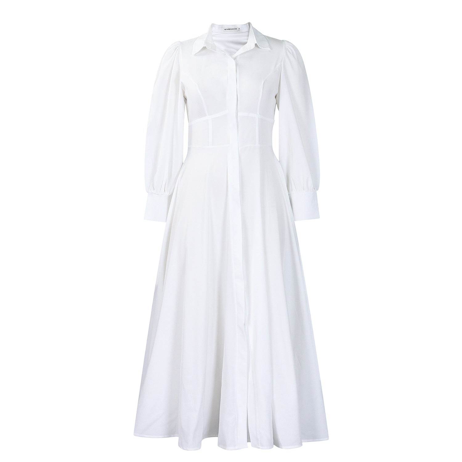 Long Sleeve Flared Dress - IntuitiveEncBoutique