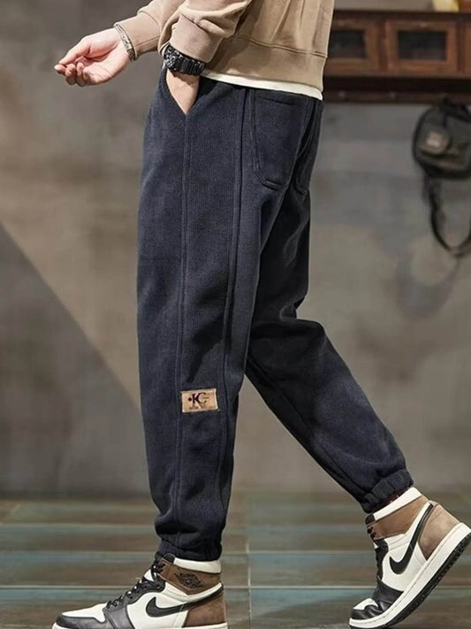 Men's Plus Size Casual Joggers with Pockets - IntuitiveEncBoutique