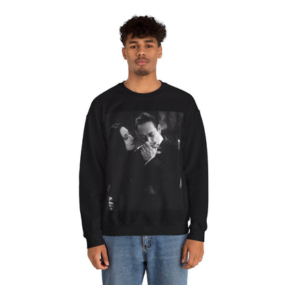 Couple Gothic Unisex Sweatshirt - Gomes & Morticia Design - IntuitiveEncBoutique