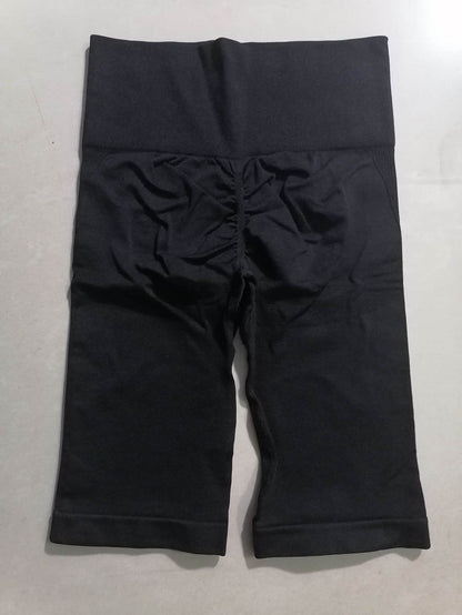 Women's Five-Quarter Pants High Waist Slim Quick-Dry Cycling Yoga Pants - IntuitiveEncBoutique