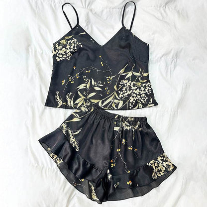 Printed pajama set - IntuitiveEncBoutique