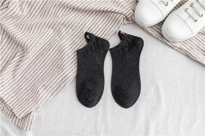 Woman Embroidered Expression Socks Fashion Ankle Funny Sock - IntuitiveEncBoutique