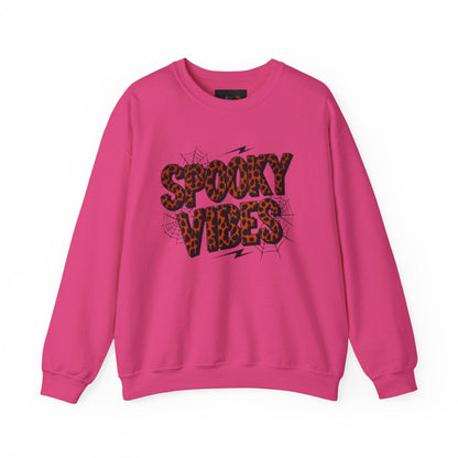 Spooky Vibes Sweatshirt - Halloween Crewneck, Unisex Cozy Jumper, Fall Fashion, Ghosts & Ghouls, Casual Wear, Fun Gift - IntuitiveEncBoutique