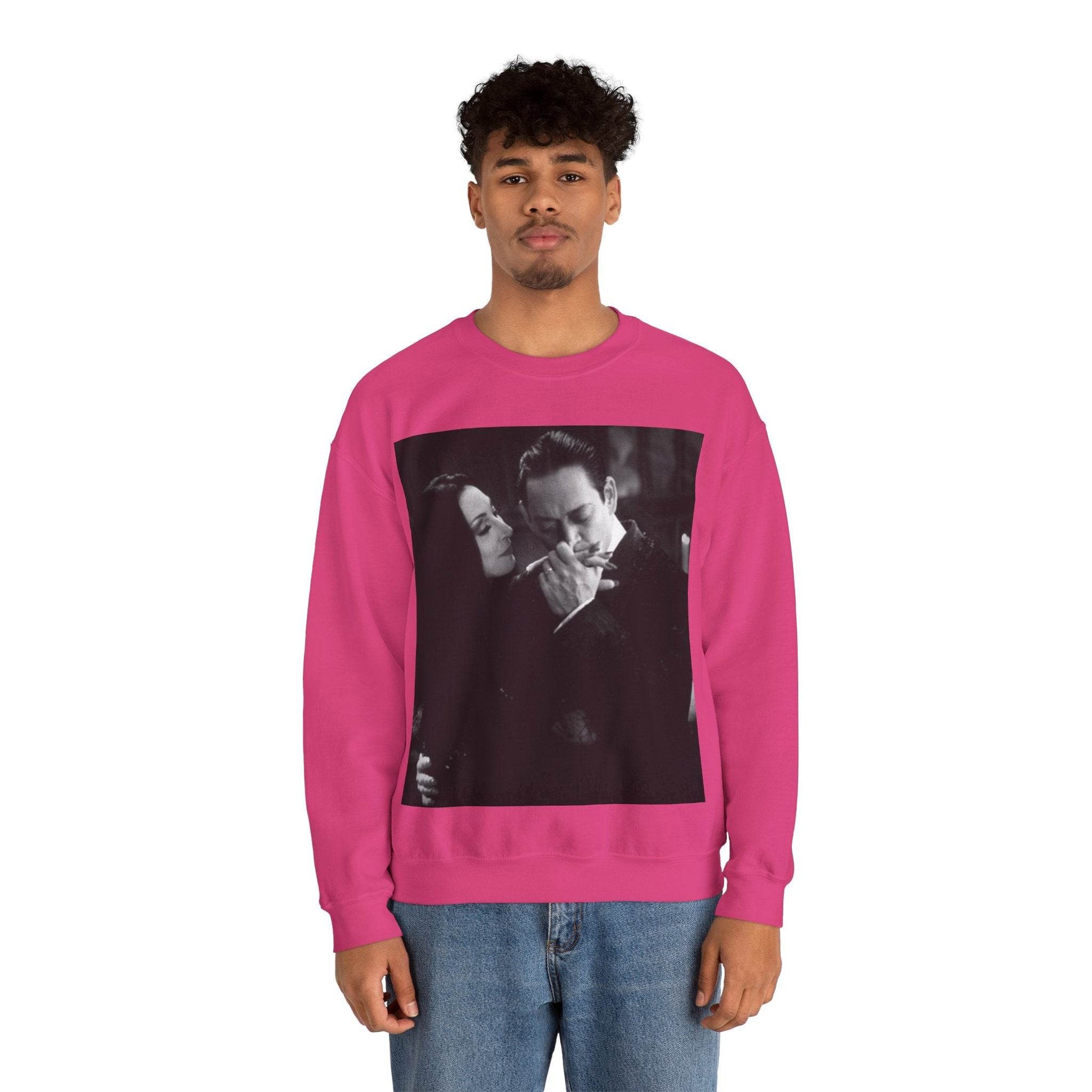 Couple Gothic Unisex Sweatshirt - Gomes & Morticia Design - IntuitiveEncBoutique