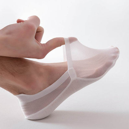 thin breathable mesh boat socks short socks shallow mouth ice silk invisible socks ﻿ - IntuitiveEncBoutique