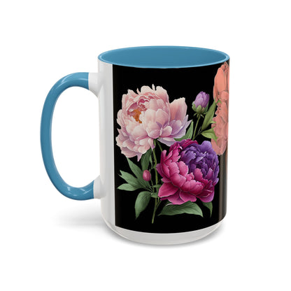 Floral Embrace Coffee Mug, Elegant Gift for Her, Unique Home Decor, Artistic Drinkware, Perfect for Birthdays, Mother's Day, Anniversaries