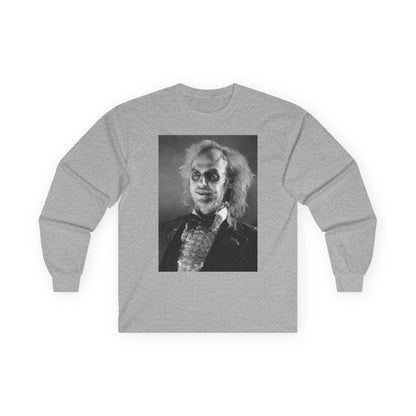 Long Sleeve Tee - Beetlejuice Design - IntuitiveEncBoutique