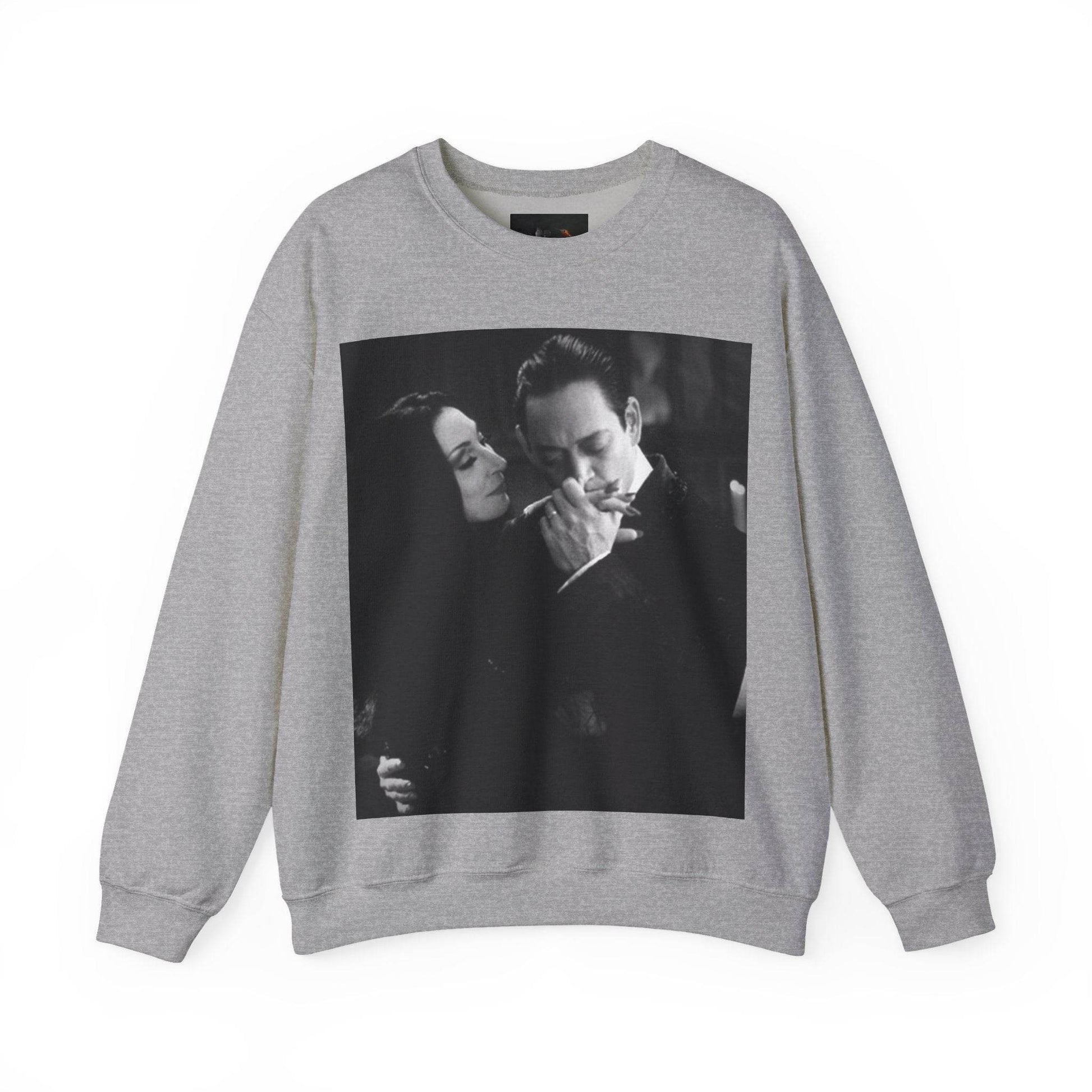 Couple Gothic Unisex Sweatshirt - Gomes & Morticia Design - IntuitiveEncBoutique