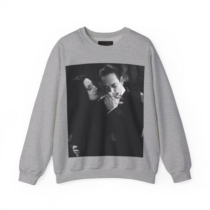 Couple Gothic Unisex Sweatshirt - Gomes & Morticia Design - IntuitiveEncBoutique