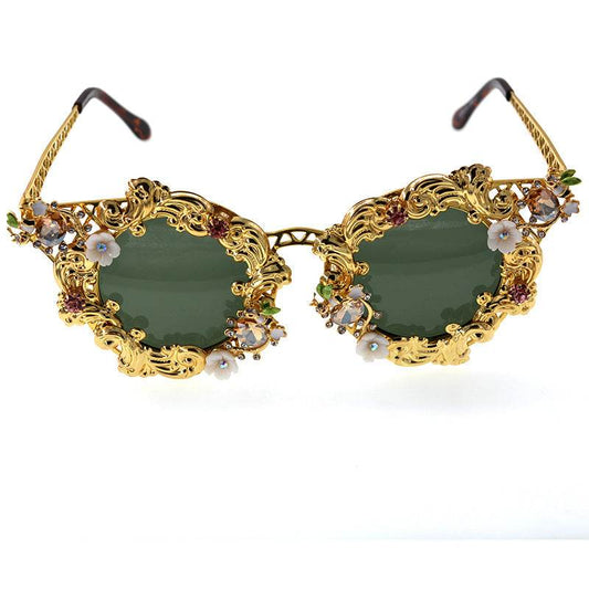 New Baroque Retro Hollow Carving Butterfly Sunglasses for Beach Outing, Dazzling Sunglasses - IntuitiveEncBoutique