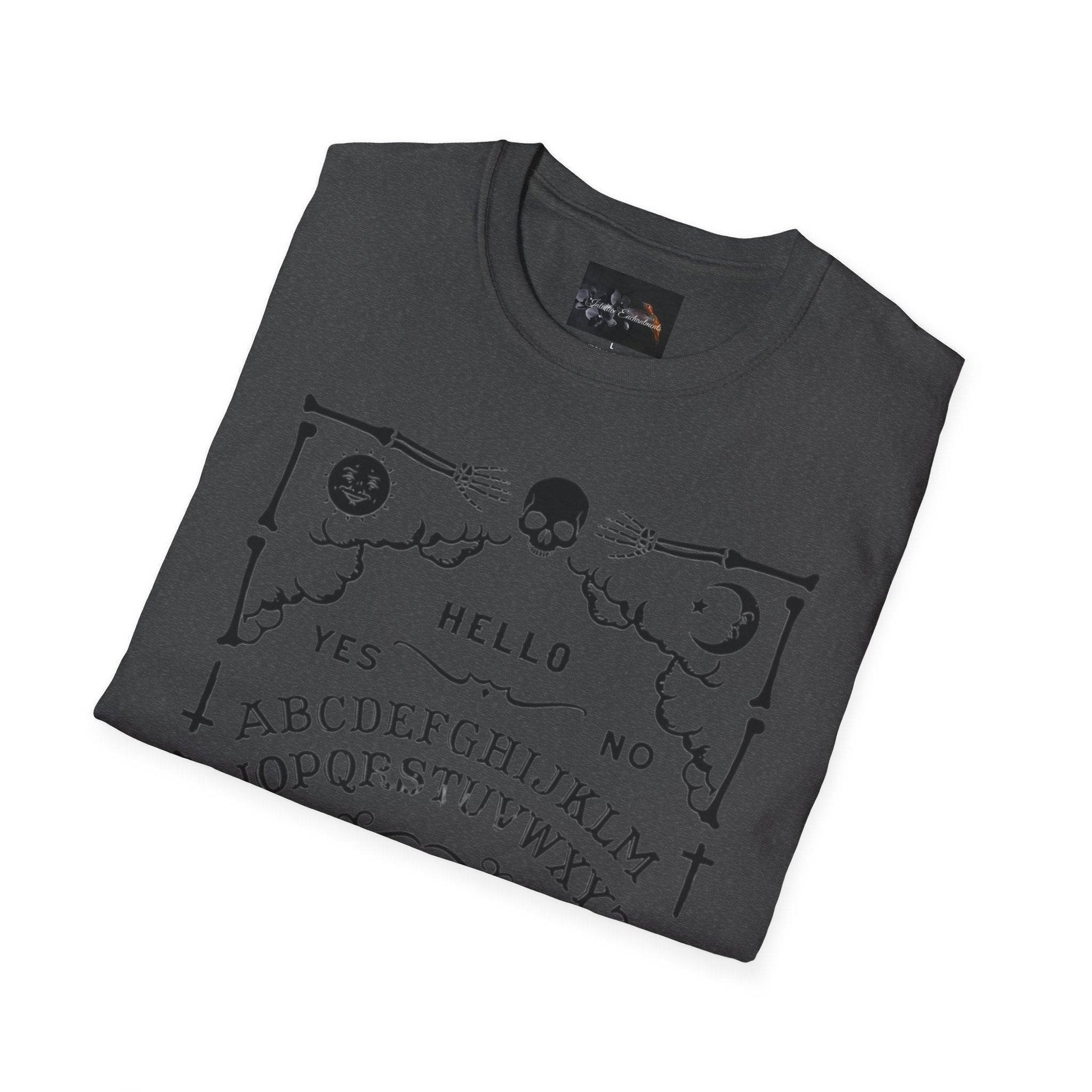 Mystical Ouija Board Unisex T-Shirt - Perfect for Halloween, Gift, Casual Wear, Spirituality, Ghost Lovers - IntuitiveEncBoutique