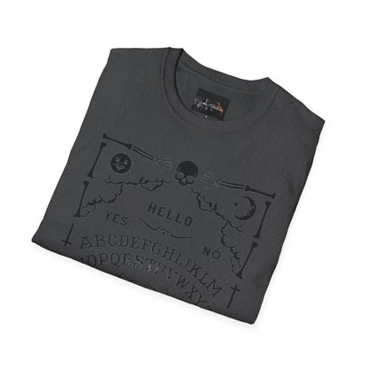 Mystical Ouija Board Unisex T-Shirt - Perfect for Halloween, Gift, Casual Wear, Spirituality, Ghost Lovers - IntuitiveEncBoutique