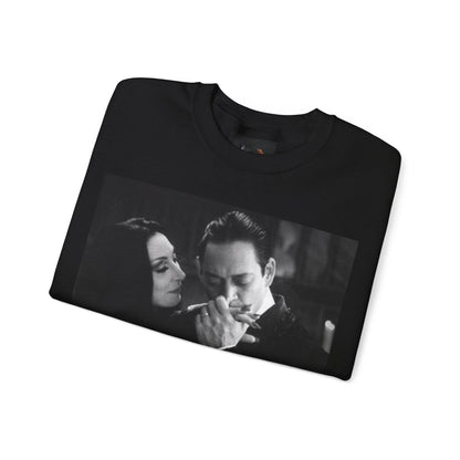 Couple Gothic Unisex Sweatshirt - Gomes & Morticia Design - IntuitiveEncBoutique
