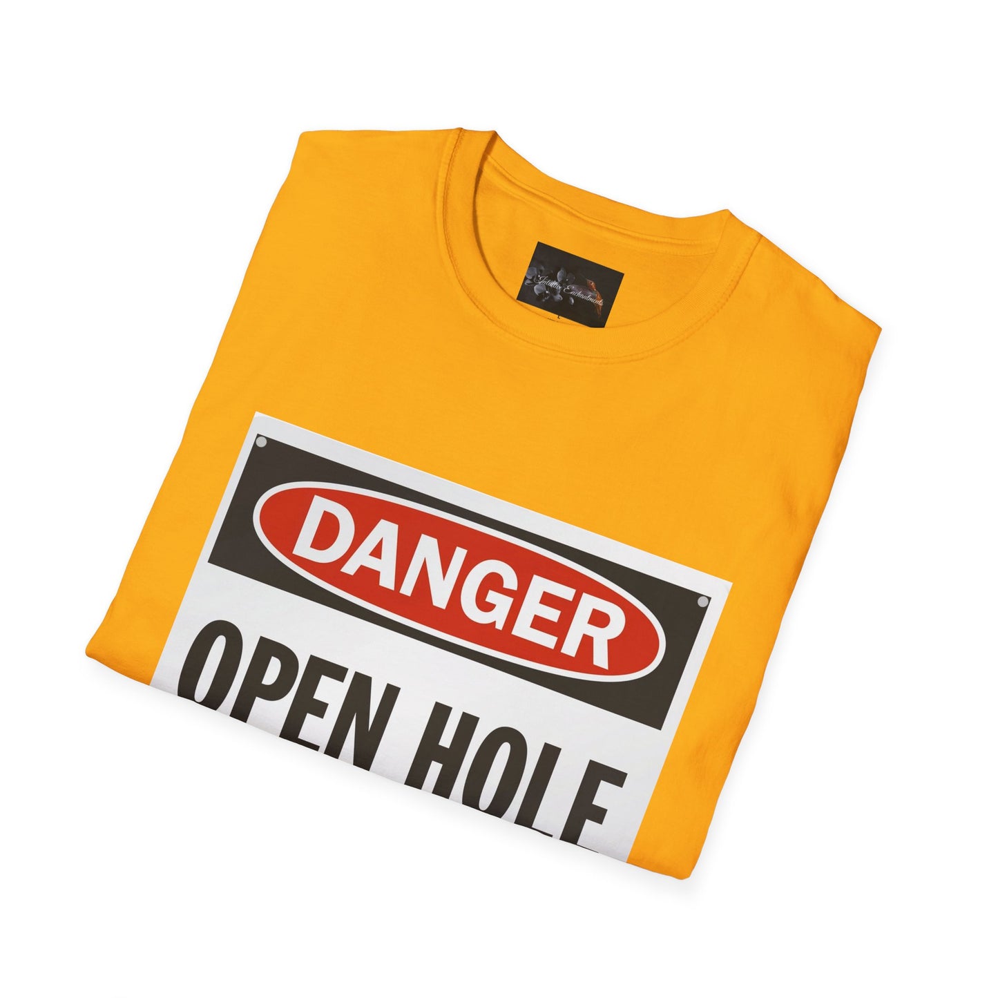 Funny Danger Open Hole T-Shirt