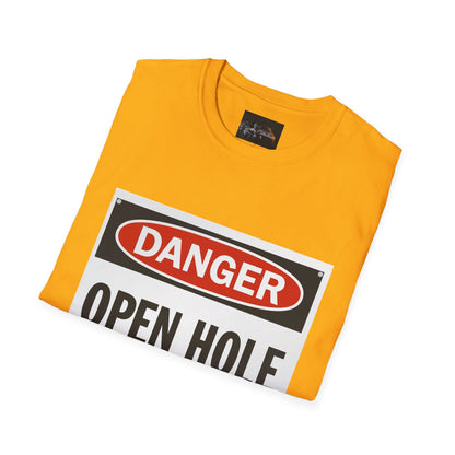 Funny Danger Open Hole T-Shirt
