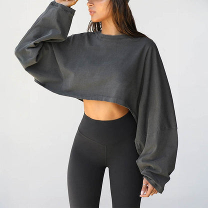 Casual Simple Long Sleeve Sweatshirt for Women - IntuitiveEncBoutique