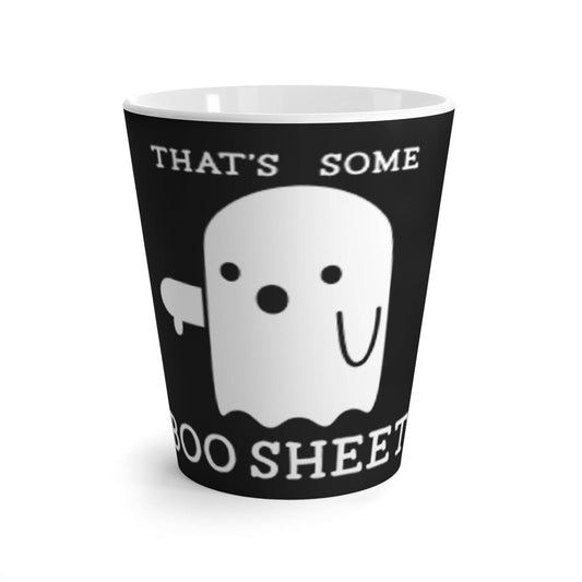 Spooky Ghost Latte Mug Perfect for Halloween, Coffee Lovers, Cute Gift, Home Decor, Funny Cup - IntuitiveEncBoutique