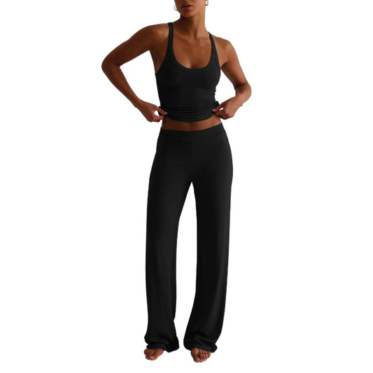 Spicy Girl Strapless Top and Long Pants Women's Set - IntuitiveEncBoutique
