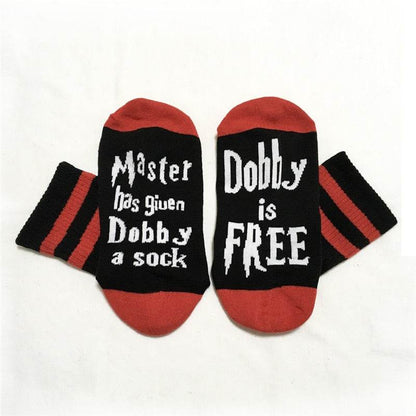 Women Print Letter Cute Dobby Socks - IntuitiveEncBoutique