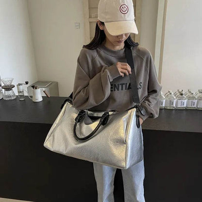 PU Leather Oversize Travel Bag - IntuitiveEncBoutique